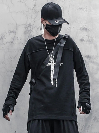 Japanischer techwear hoodie