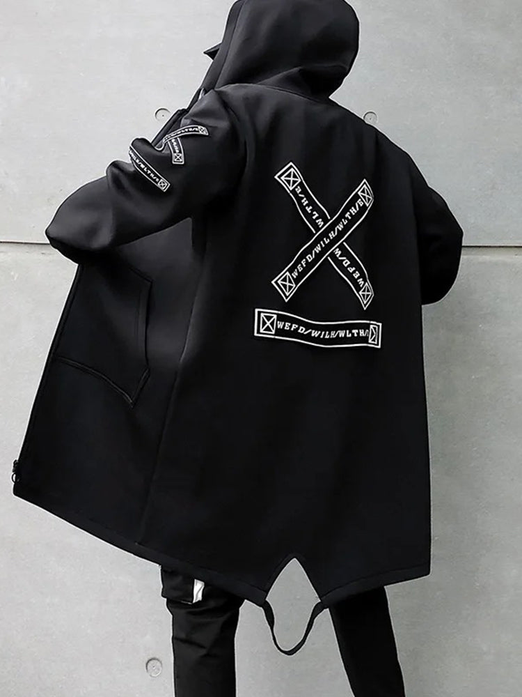 Long streetwear jacket