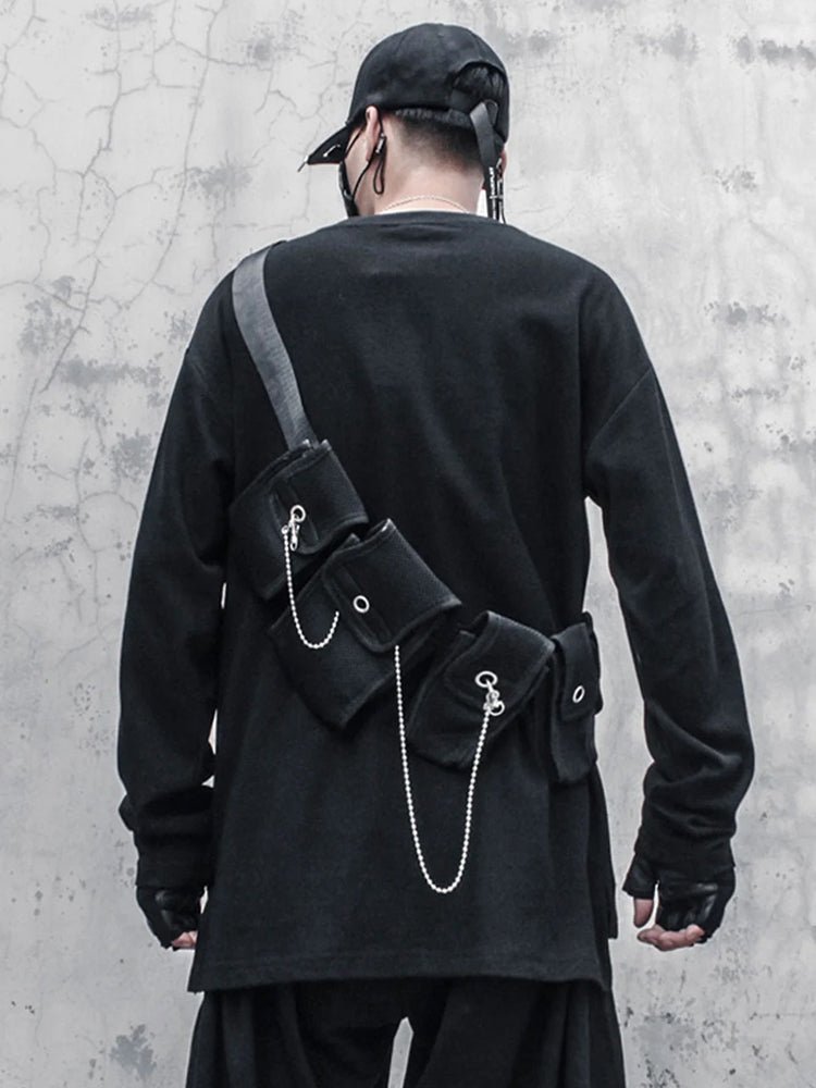 Japanese techwear hoodie