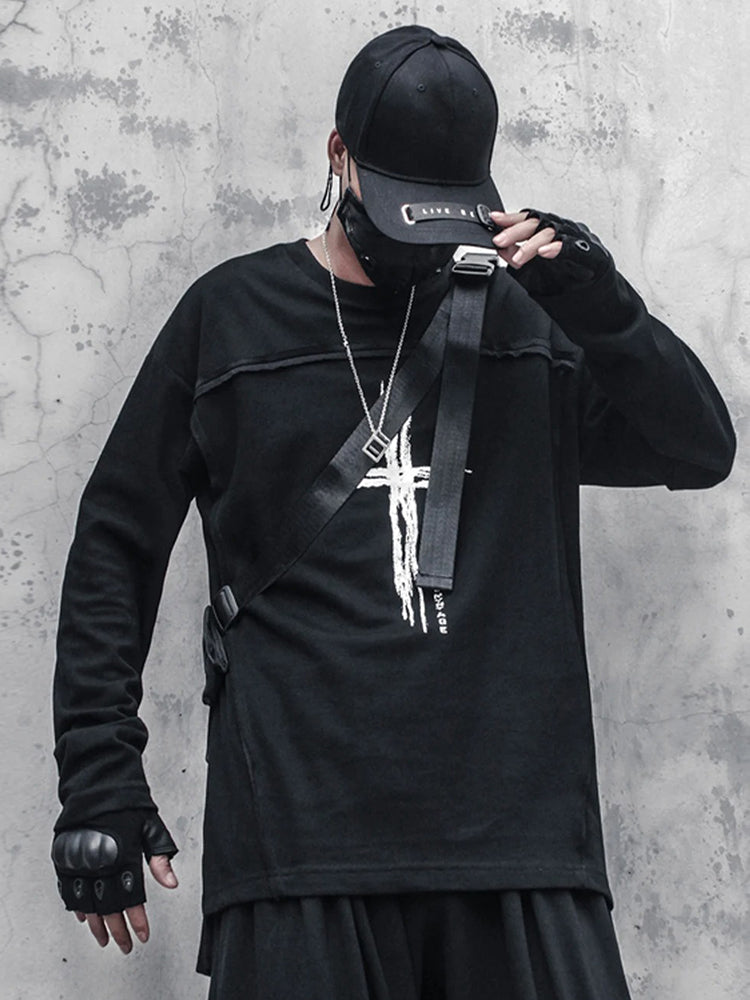 Japanischer techwear hoodie