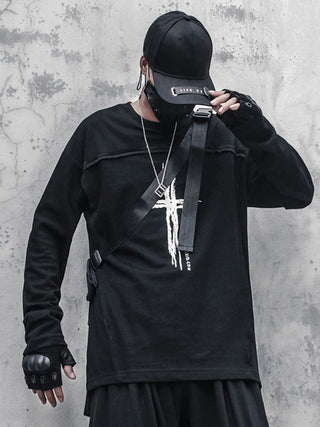 Japanischer techwear hoodie