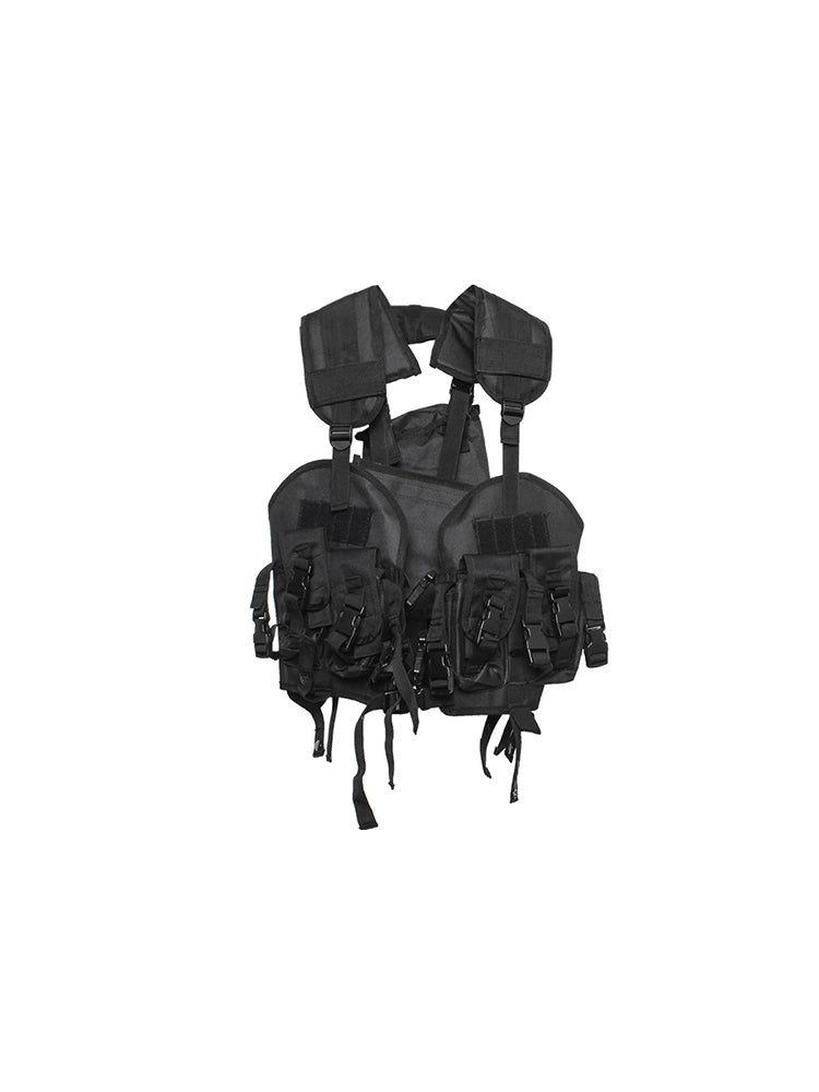 Tactical vest with holster
