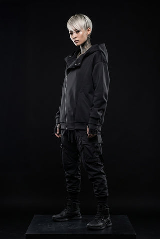 Full zip schwarz 