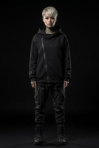 Full zip schwarz 