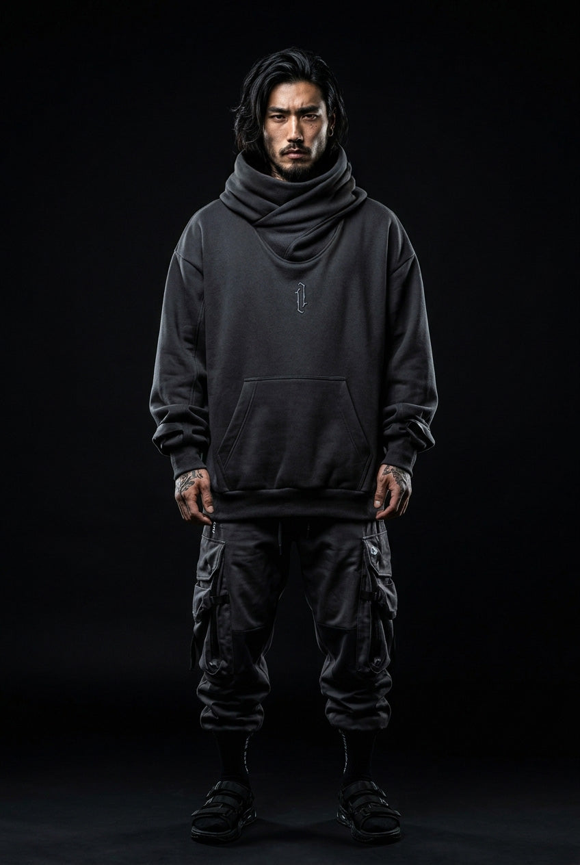 Grey techwear