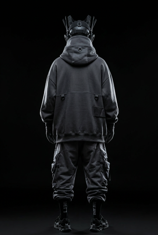 Grey techwear