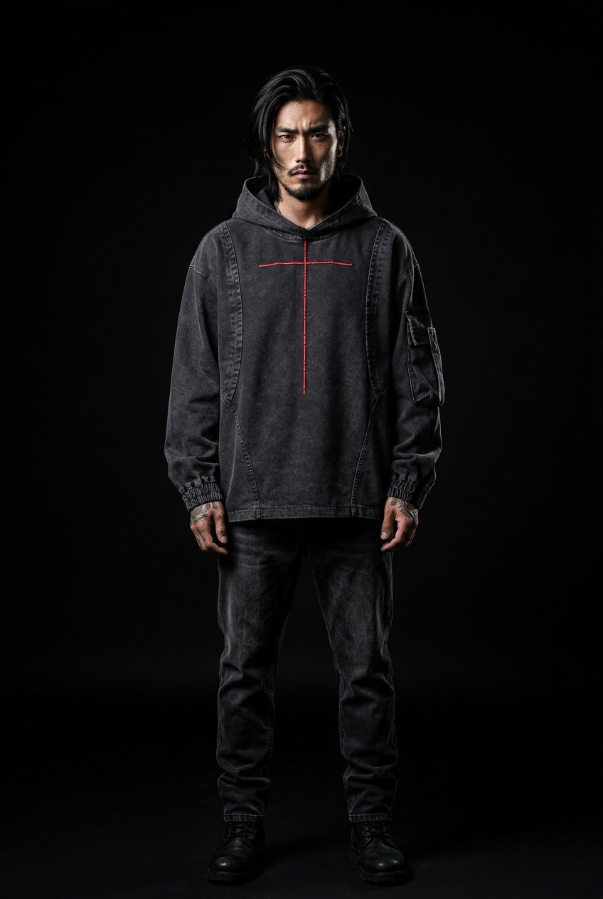 Japanischer techwear hoodie