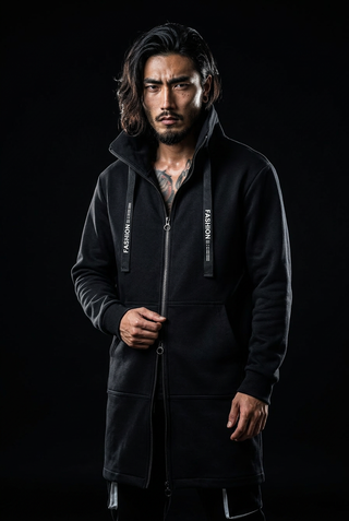 Long streetwear jacket