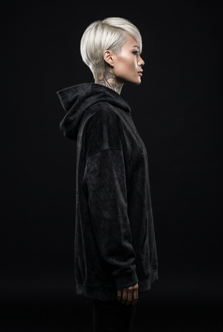 Oversized techwear hoodie