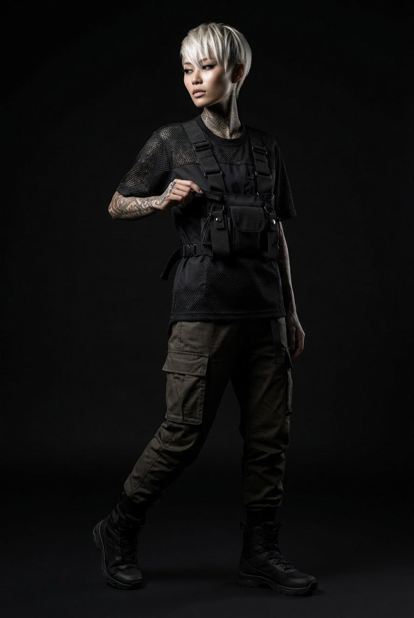 Black chest rig