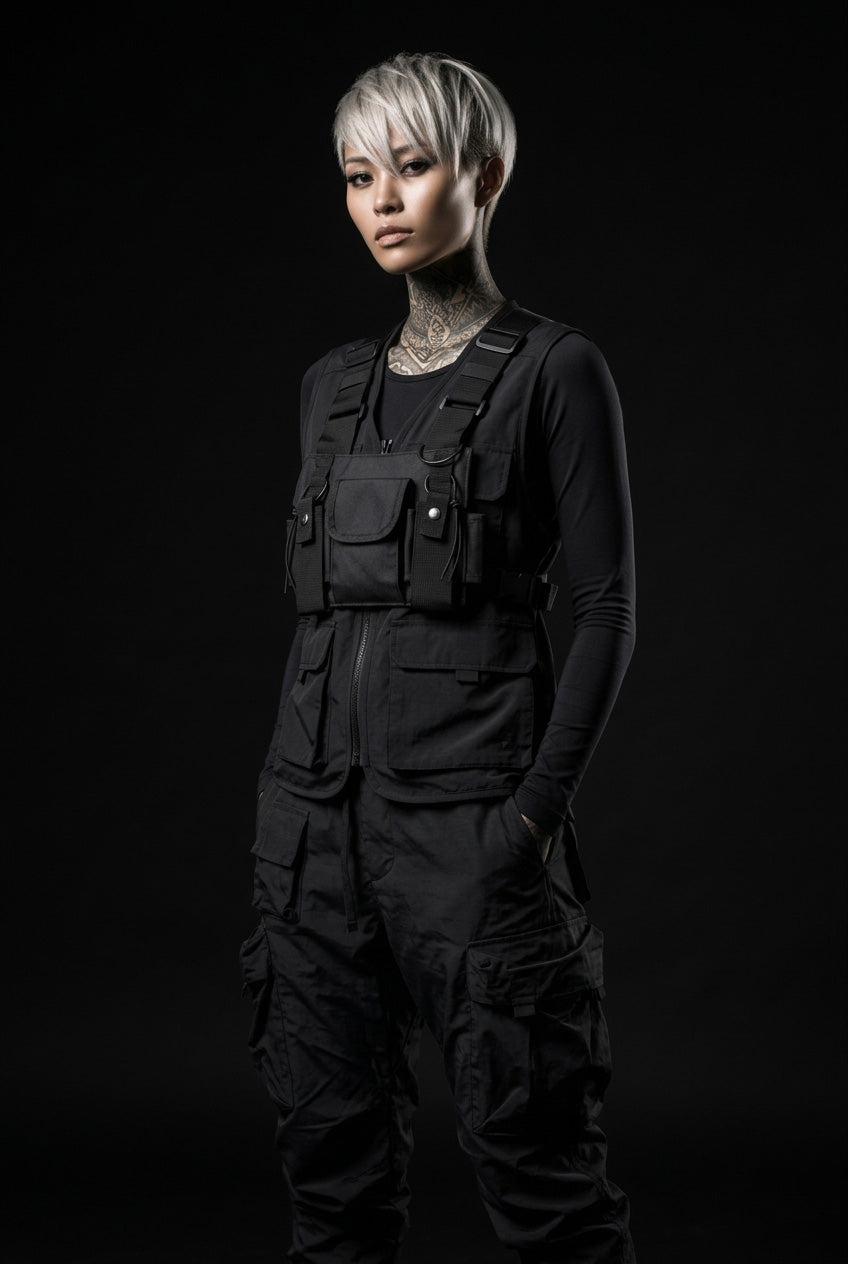 Black chest rig