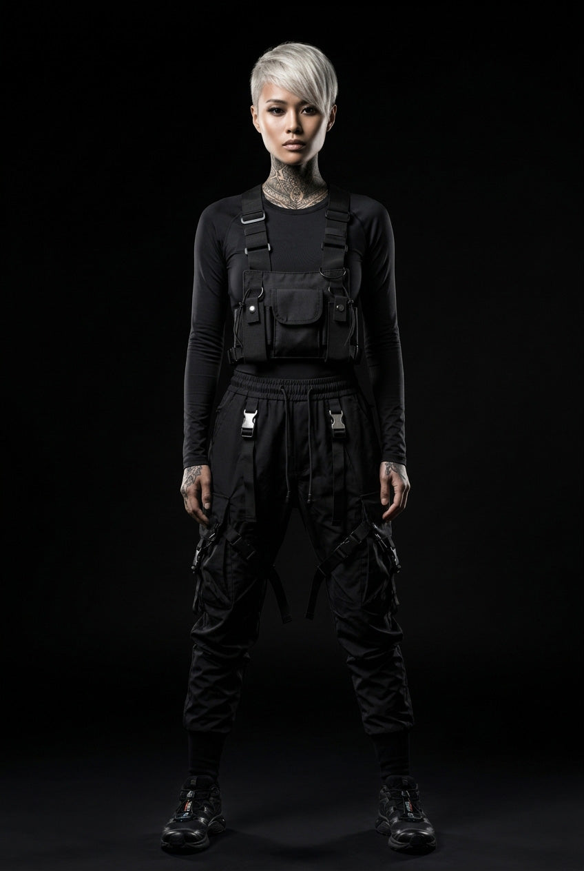 Black chest rig