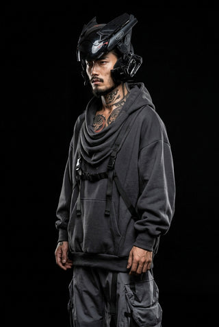 Grey techwear