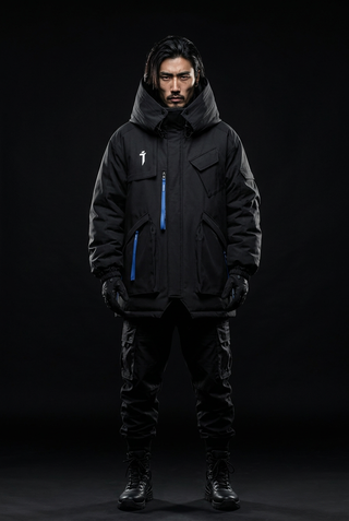 Techwear winterjacke