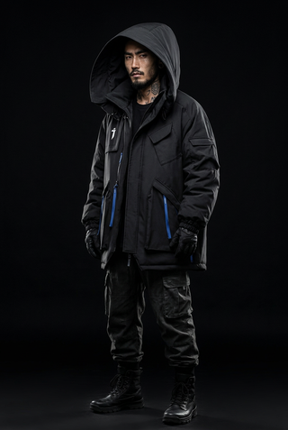 Techwear winterjacke
