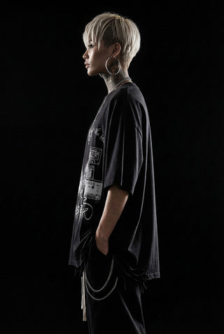 Schwarz weiß t shirt