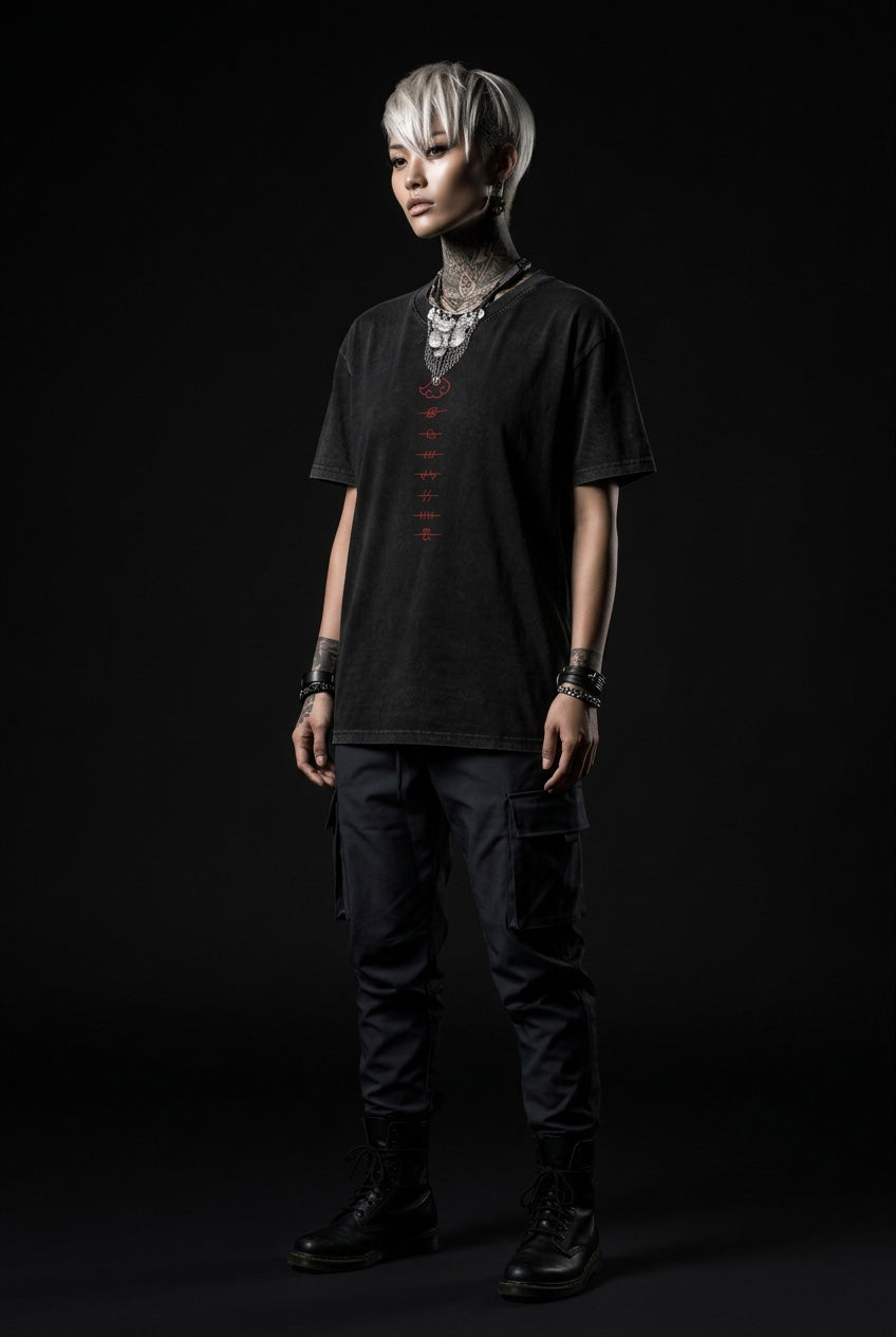 Streetwear T-Shirt schwarz