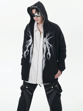 Full zip schwarz 