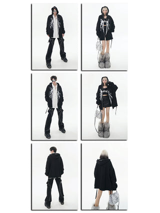 Full zip schwarz 
